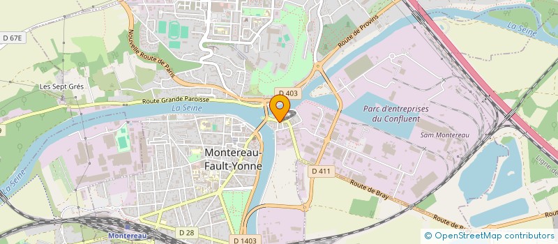 localisation de l'entreprise SCI DU 10 RUE GRANDE SAINT MAURICE à MONTEREAU-FAULT-YONNE