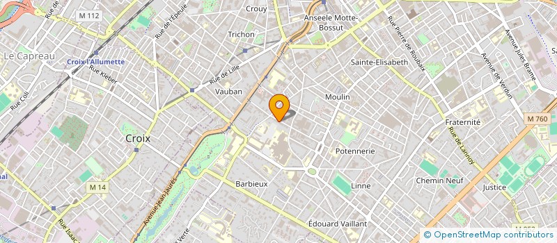 localisation de l'entreprise SCI DU 10 RUE HENRI BOSSUT  ROUBAIX