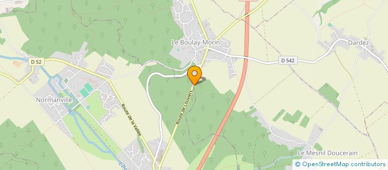 localisation de l'entreprise SCI DU 10 RUE MIOLLIS  LE BOULAY-MORIN