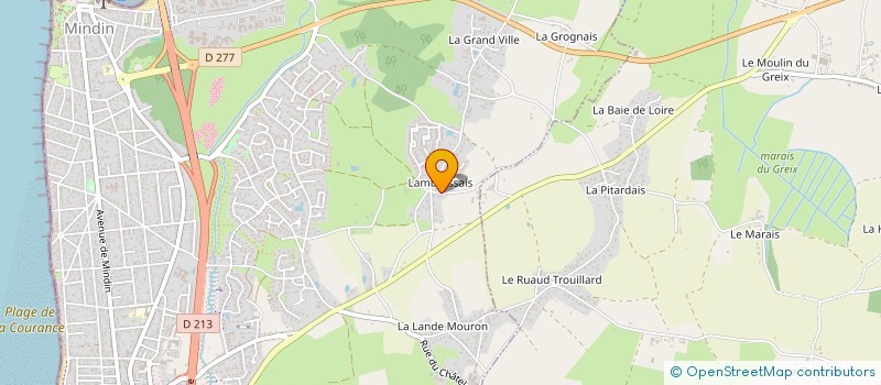 localisation de l'entreprise SCI DU 10 RUE MONTAGNE DU PERRAY à SAINT-BREVIN-LES-PINS