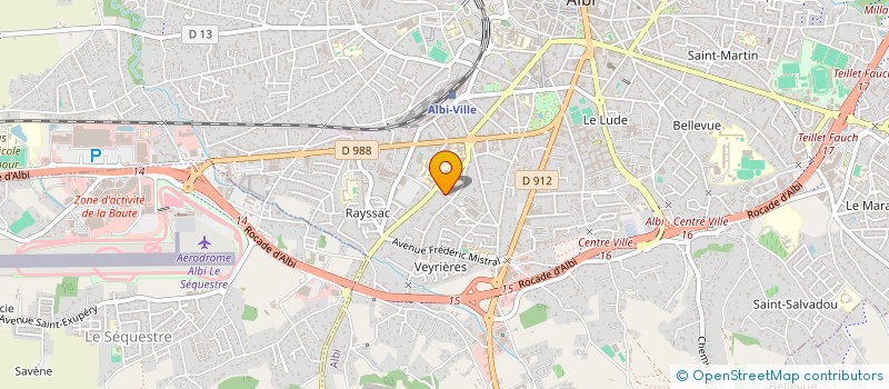 localisation de l'entreprise SCI DU 10 RUE PIERRE JAMET à ALBI