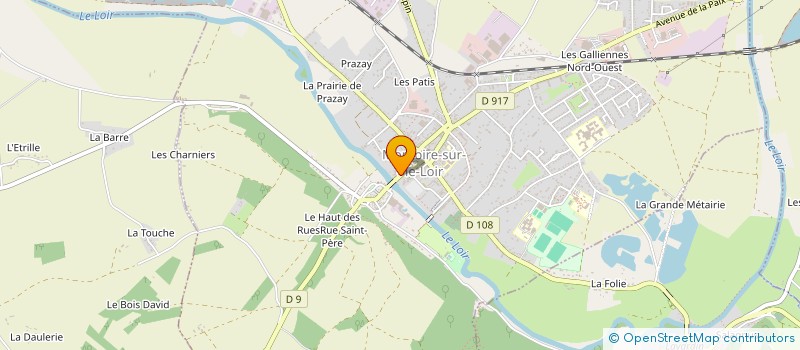 localisation de l'entreprise SCI DU 10 RUE RONSARD  MONTOIRE-SUR-LE-LOIR