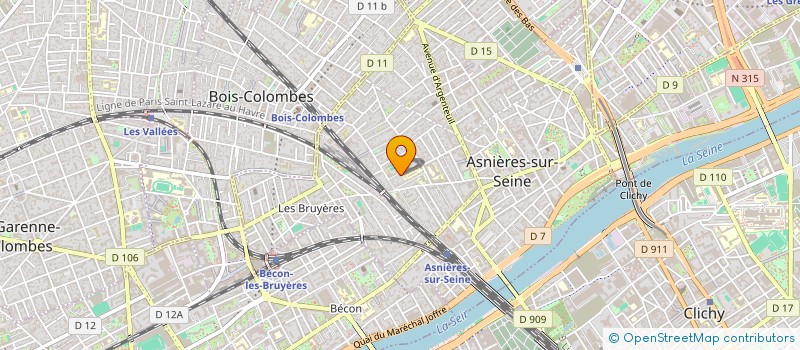 localisation de l'entreprise SCI DU 10 RUE SAINT AUGUSTIN à ASNIERES-SUR-SEINE