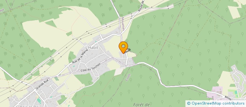 localisation de l'entreprise SCI DU 10 RUE VALLEE MOULIN  L'HABIT