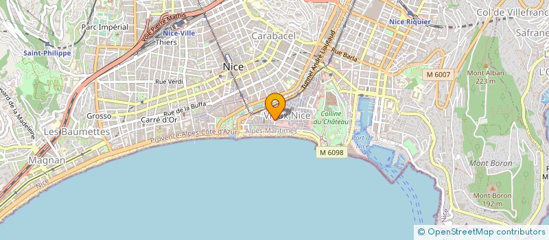 localisation de l'entreprise SCI DU 10 SQUARE PETRARQUE à NICE