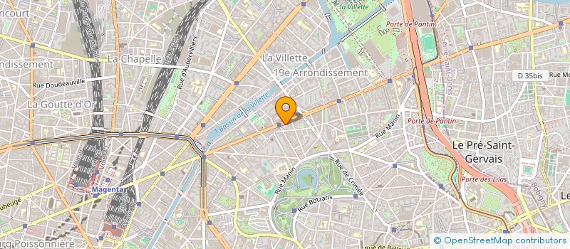 localisation de l'entreprise SCI DU 100 AV JEAN JAURES  PARIS