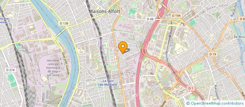 localisation de l'entreprise SCI DU 100 AVENUE CARNOT à MAISONS-ALFORT