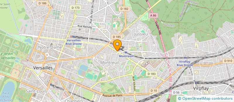 localisation de l'entreprise SCI DU 100 AVENUE VICTOR HUGO BOULOGNE à VERSAILLES