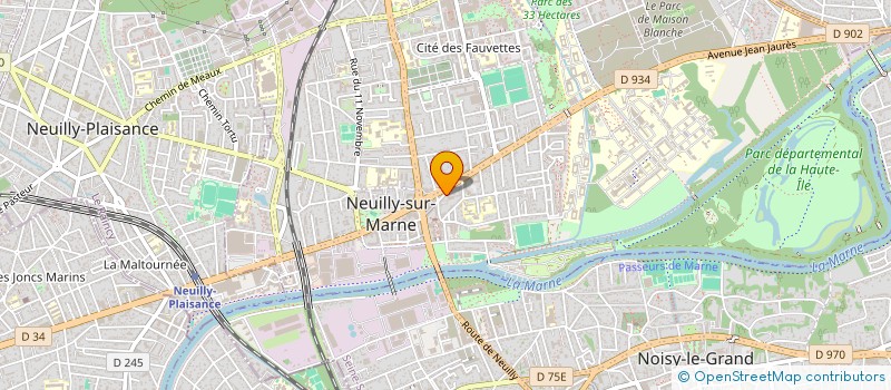 localisation de l'entreprise SCI DU 100 RUE EMILE COSSONNEAU à NEUILLY-SUR-MARNE