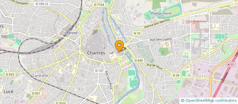 localisation de l'entreprise SCI DU 100 RUE SAINT HILAIRE à CHARTRES