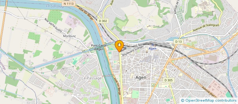 localisation de l'entreprise SCI DU 101 AVENUE DU GENERAL DE GAULLE  AGEN