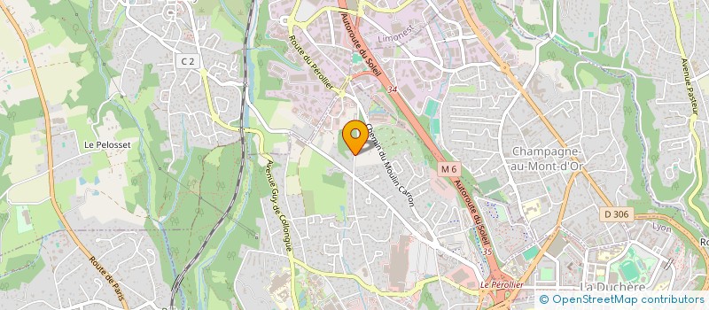 localisation de l'entreprise SCI DU 101 CHEMIN DU TRONCHON  CALUIRE-ET-CUIRE