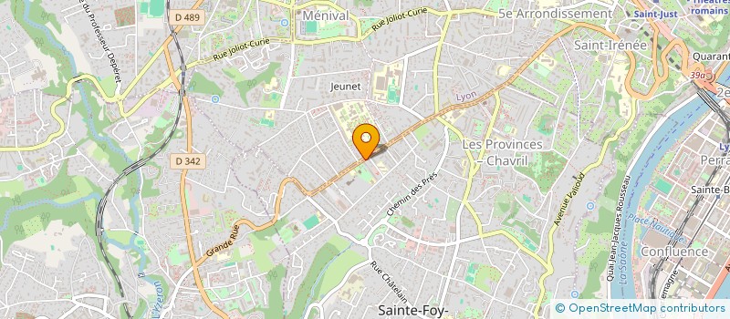 localisation de l'entreprise SCI DU 101 RUE COMMANDANT CHARCOT  SAINTE-FOY-LES-LYON