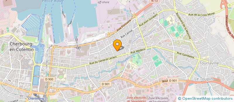 localisation de l'entreprise SCI DU 102 à CHERBOURG-EN-COTENTIN