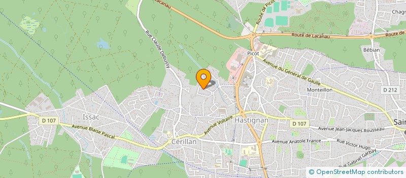 localisation de l'entreprise SCI DU 102 AVENUE DE MEDOC  SAINT-MEDARD-EN-JALLES