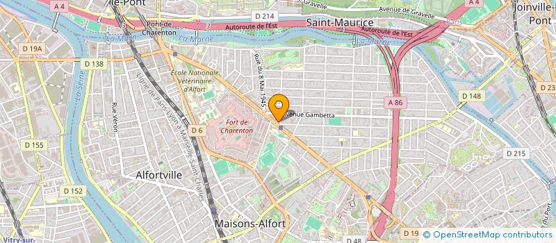 localisation de l'entreprise SCI DU 102 AVENUE DU GENERAL DE GAULLE à MAISONS-ALFORT