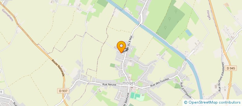 localisation de l'entreprise SCI DU 102 DU CLOS DE LA TREILLE  HINGES