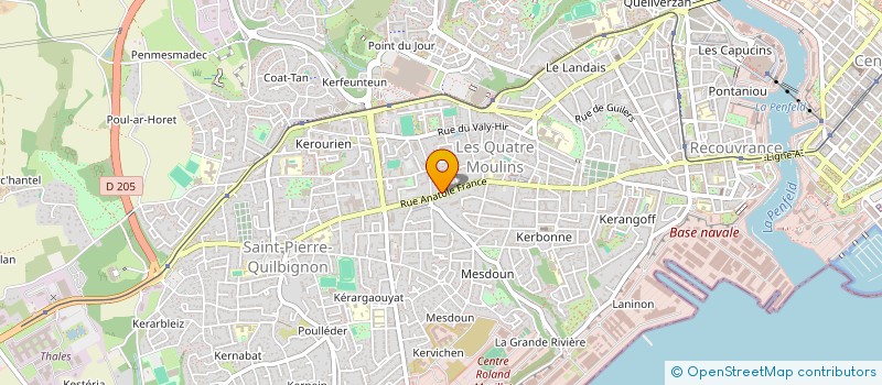 localisation de l'entreprise SCI DU 102 RUE ANATOLE FRANCE à BREST