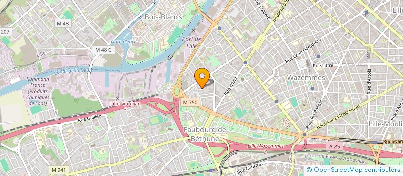 localisation de l'entreprise SCI DU 103-105 RUE ESQUERMOISE à LILLE