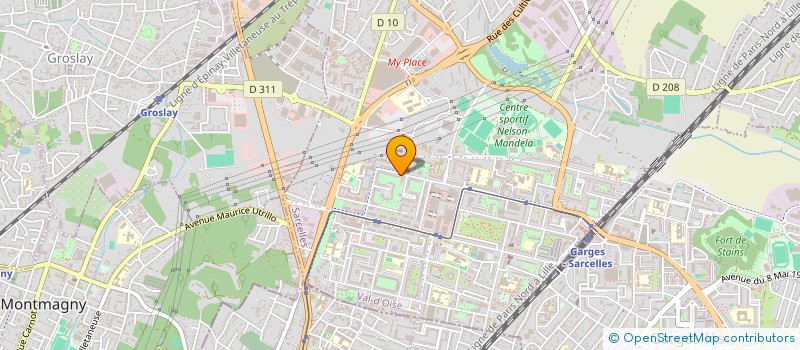 localisation de l'entreprise SCI DU 103 AVENUE  PAUL VALERY  SARCELLES