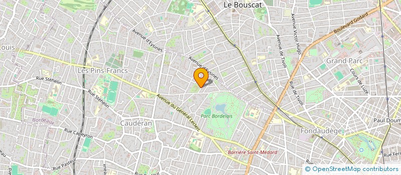 localisation de l'entreprise SCI DU 103 R DE LA CROIX BLANCHE  BORDEAUX