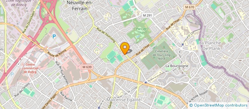 localisation de l'entreprise SCI DU 103 RUE ALEXANDRE DUMAS  TOURCOING