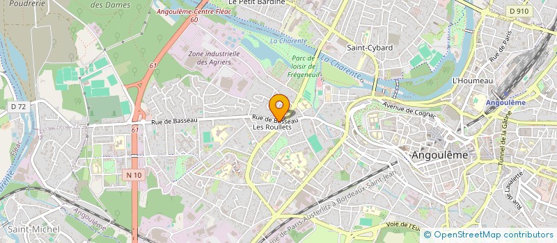localisation de l'entreprise SCI DU 103 RUE DE BASSEAU à ANGOULEME