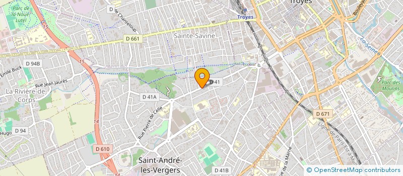 localisation de l'entreprise SCI DU 104 AVENUE WILSON  SAINT-ANDRE-LES-VERGERS