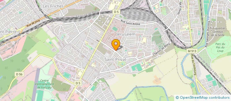 localisation de l'entreprise SCI DU 104 RUE DE MARLY à MONTIGNY-LES-METZ