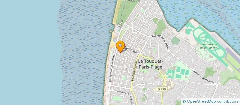 localisation de l'entreprise SCI DU 104 RUE DE PARIS à LE TOUQUET-PARIS-PLAGE