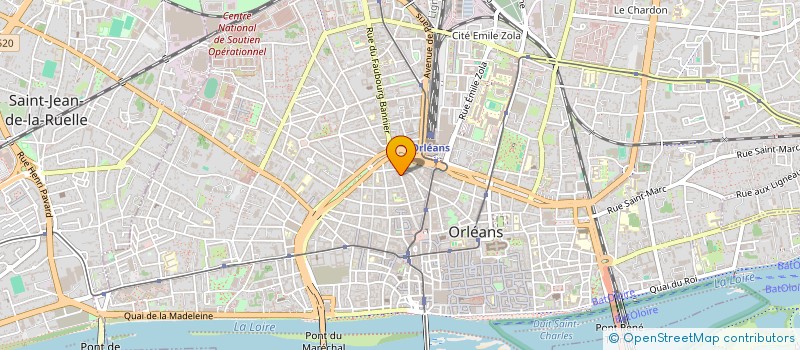 localisation de l'entreprise SCI DU 105 DE LA RUE BANNIER  ORLEANS