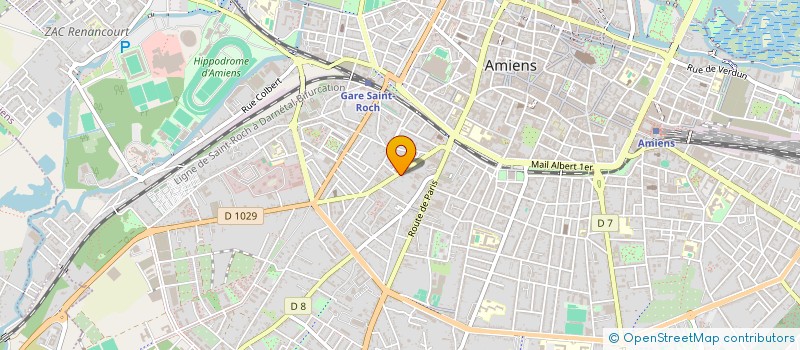 localisation de l'entreprise SCI DU 105 ROUTE DE ROUEN à AMIENS