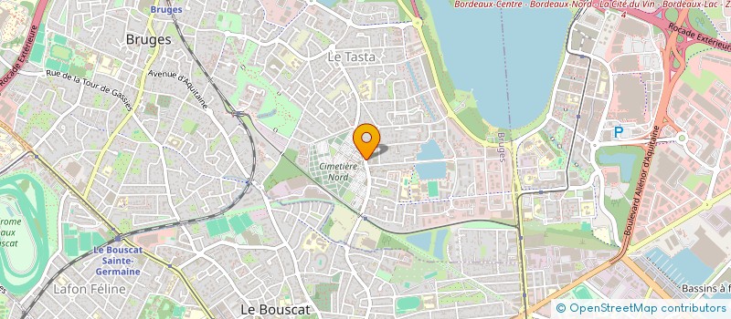 localisation de l'entreprise SCI DU 106 AV JEAN JAURES A BRUGES  BRUGES