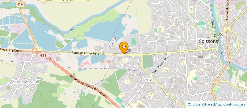 localisation de l'entreprise SCI DU 106 AVENUE DE COMPIEGNE à SOISSONS