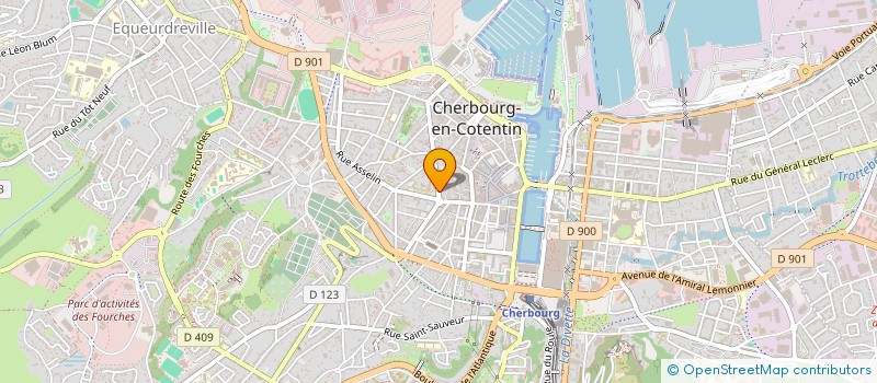 localisation de l'entreprise SCI DU 107 à CHERBOURG-EN-COTENTIN