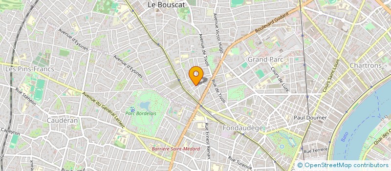 localisation de l'entreprise SCI DU 107 RUE MATHIEU  LE BOUSCAT