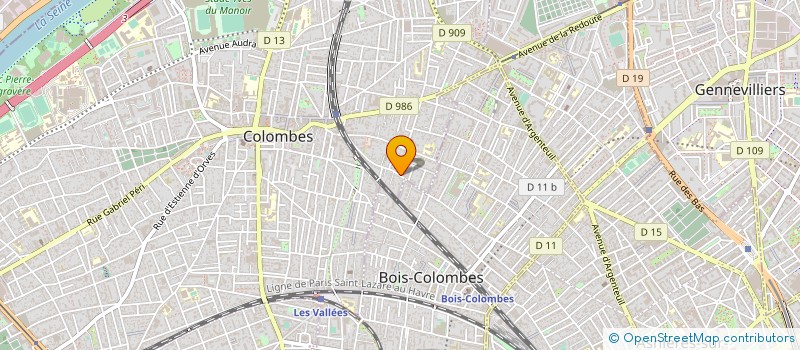 localisation de l'entreprise SCI DU 107 RUE V HUGO à COLOMBES