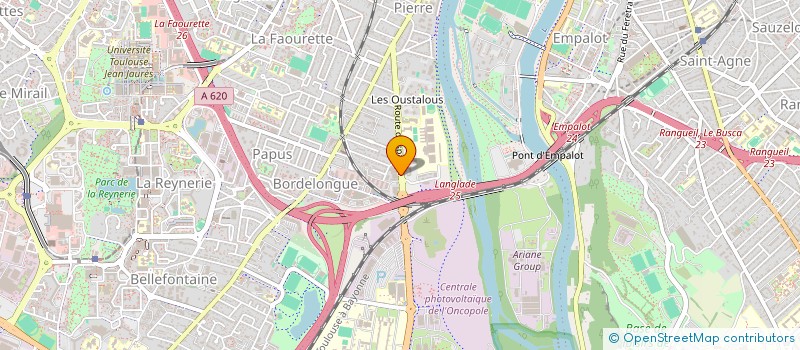 localisation de l'entreprise SCI DU 108 ROUTE D'ESPAGNE à TOULOUSE