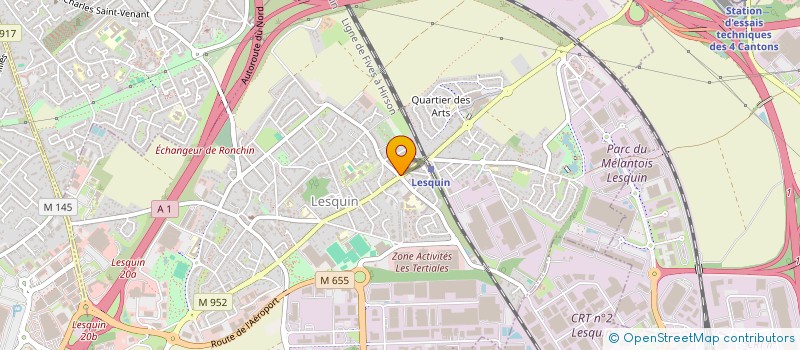 localisation de l'entreprise SCI DU 109 à LESQUIN