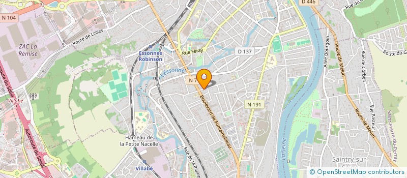 localisation de l'entreprise SCI DU 109 RUE DE LA DAUPHINE à CORBEIL-ESSONNES