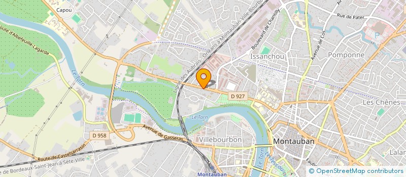 localisation de l'entreprise SCI DU 10EME DRAGON  MONTAUBAN