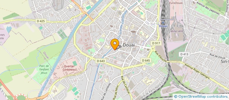 localisation de l'entreprise SCI DU 11.11 à DOUAI