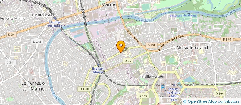 localisation de l'entreprise SCI DU 11 - 13 AV HENRI BARBUSSE à NOISY-LE-GRAND