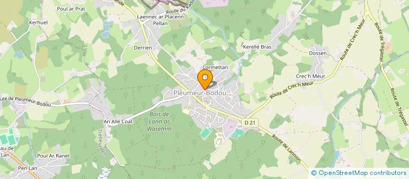 localisation de l'entreprise SCI DU 11  PLEUMEUR-BODOU