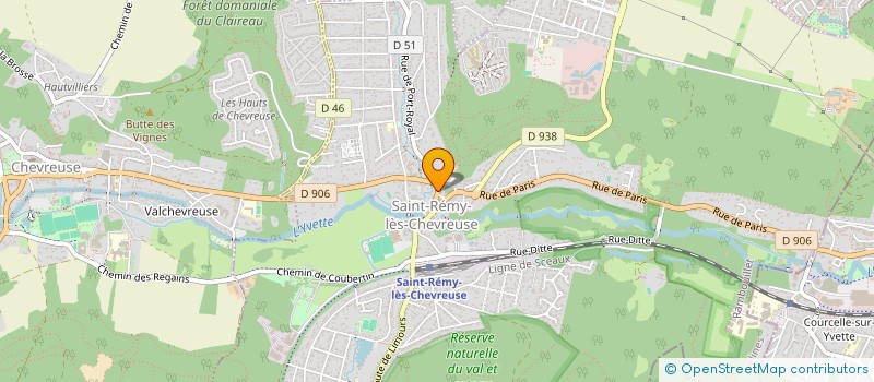 localisation de l'entreprise SCI DU 11 AV GENERAL LECLERC  SAINT-REMY-LES-CHEVREUSE