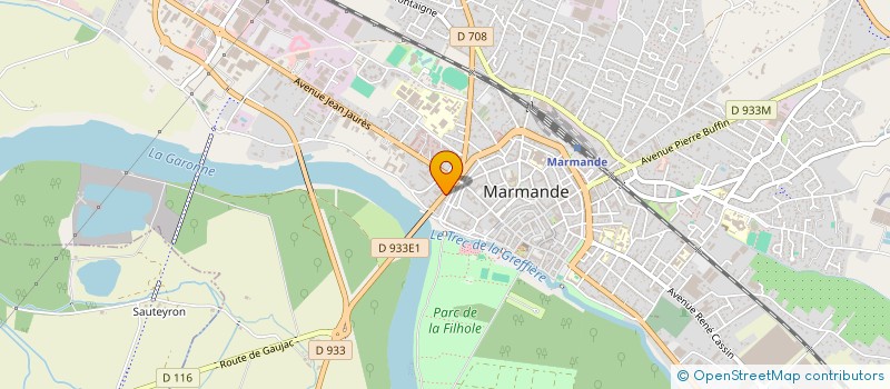 localisation de l'entreprise SCI DU 11 AV PAUL GABARRA  MARMANDE