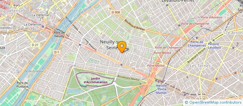 localisation de l'entreprise SCI DU 11 AVE CLODOALD à NEUILLY-SUR-SEINE