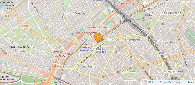 localisation de l'entreprise SCI DU 11 AVENUE GOURGAUD à PARIS
