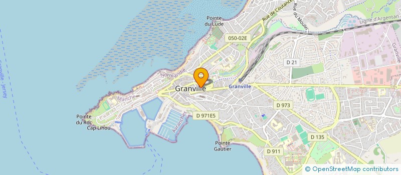 localisation de l'entreprise SCI DU 11 BD D'HAUTESERVE à GRANVILLE
