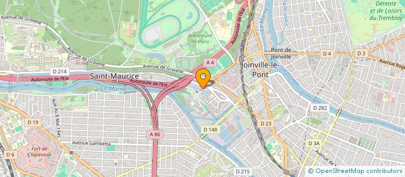 localisation de l'entreprise SCI DU 11 BD DAVOUT A PARIS à SAINT-MAURICE